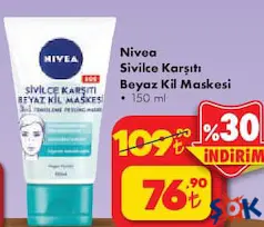 NİVEA SİVİLCE KARŞITI BEYAZ KİL MASKESİ 150 ML NİVEA SİVİLCE KARŞITI BEYAZ KİL MASKESİ 150 ML